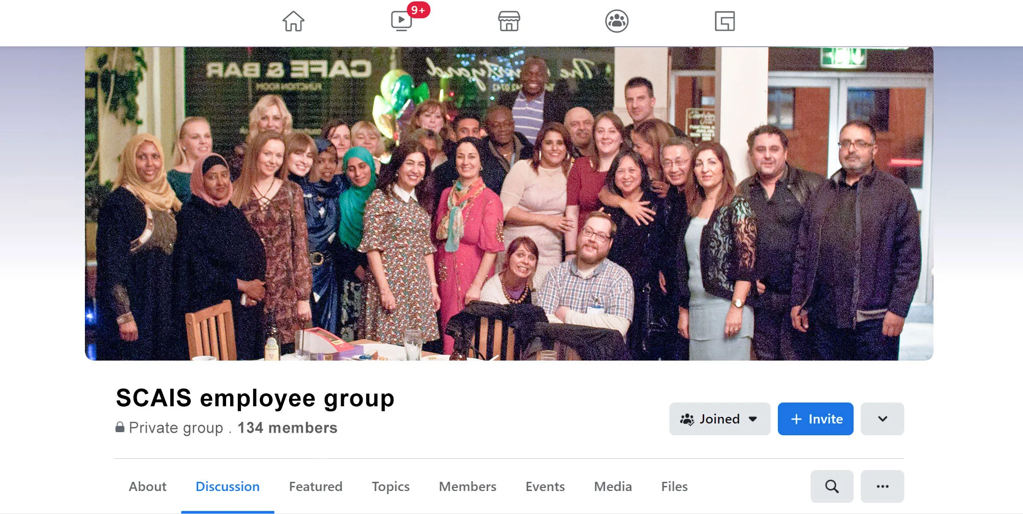 scais-facebook-banner-for-employee-group-with-a-group-photo-of-28-people