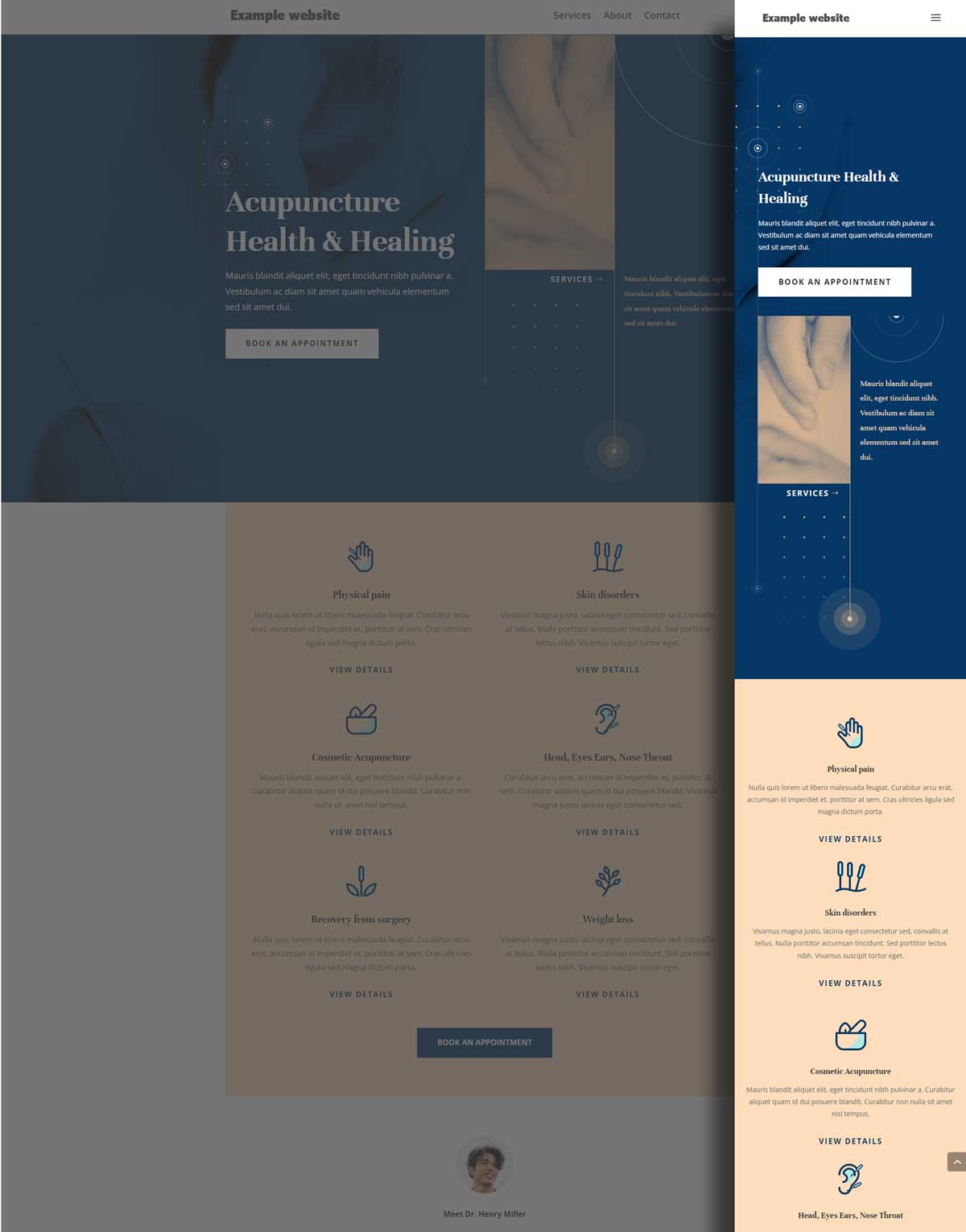 design of Acupuncture-website-example-with-responsive-design